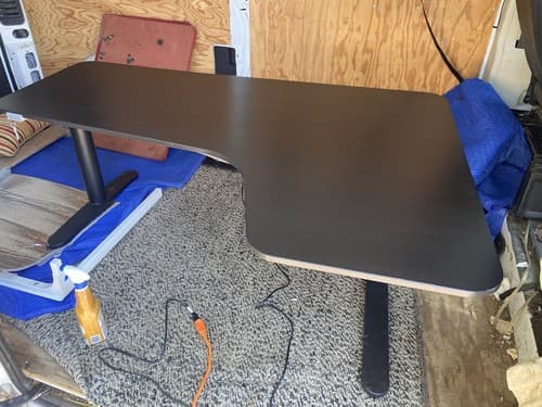 IKEA Bekant Adjustable Height Home Office Desk - 63 Inches, Black Local Pick Up - Thumbnail 13