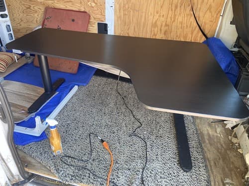 IKEA Bekant Adjustable Height Home Office Desk - 63 Inches, Black Local Pick Up - Thumbnail 15