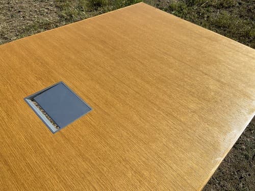 Vintage Mid Century Modern Herman Miller Eames Walnut Conference Dining Table - Thumbnail 3