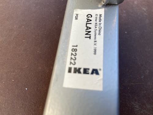 Ikea Galant Desk Frame for Corner Desk Silver 18222 Local Pick Up Only - Thumbnail 2