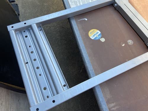 Ikea Galant Desk Frame for Corner Desk Silver 18222 Local Pick Up Only - Thumbnail 4