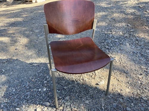 DAVID ROWLAND Style Bentwood Stacking Dining Chairs Set Of 4 - Thumbnail 10