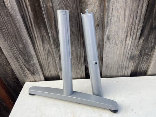 Ikea Galant Desk T Leg Adjustable Silver Pre-Owned -  Local Pick Up Only - Image 1