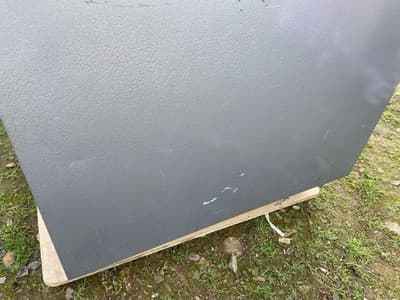 Vintage Mid Century Modern Metal Tanker  Desk Workbench Industrial Table - Thumbnail 23