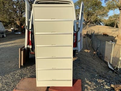 TAB  6 tier lateral file cabinet Office Furniture with flipping doors 36/13.5/77 - Thumbnail 8