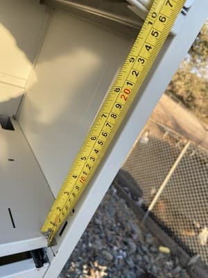 TAB  6 tier lateral file cabinet Office Furniture with flipping doors 36/13.5/77 - Thumbnail 2