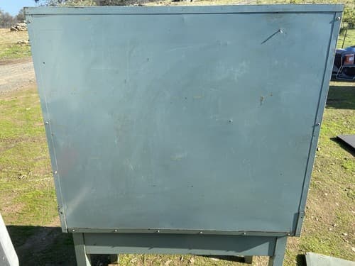 Antique Metal Post Office Mail Industrial Table - Thumbnail 7