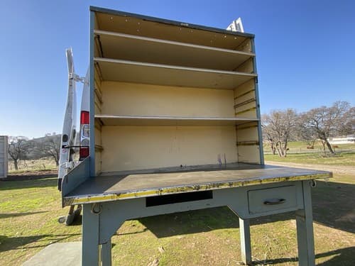 Antique Metal Post Office Mail Industrial Table - Thumbnail 13
