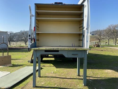Antique Metal Post Office Mail Industrial Table - Thumbnail 19