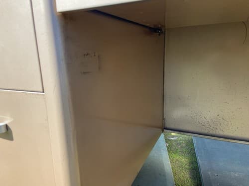 McDowell And Craig Vintage Mid Century Modern Metal Tanker Desk - Thumbnail 2