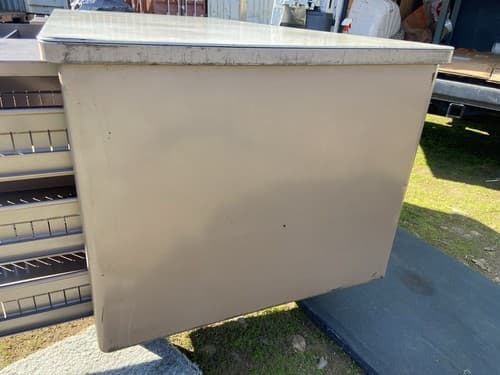 McDowell And Craig Vintage Mid Century Modern Metal Tanker Desk - Thumbnail 14