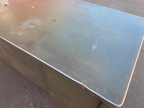 Art Metal Vintage Mid Century Modern Metal Tanker Steel Desk - Thumbnail 8