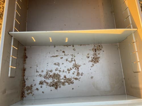 Vintage Mid Century Modern Steelcase Tanker Desk Needs Restoration - Thumbnail 9