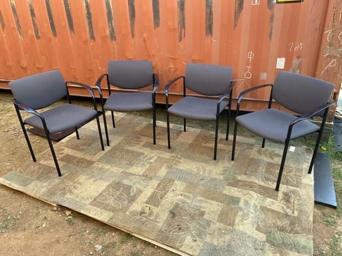 STEELCASE Player chair stacking upholstered seat Conference Office Chairs - Image 1