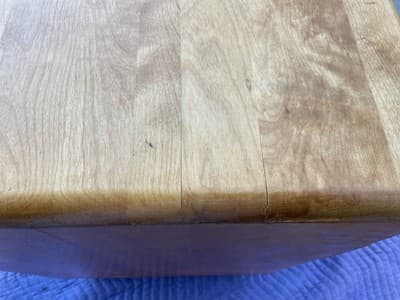 Mid Century Modern Desk Solid Maple Wood Heywood Wakefield Needs Restoration - Thumbnail 15