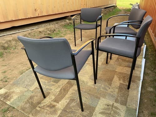 STEELCASE Player chair stacking upholstered seat Conference Office Chairs - Thumbnail 3