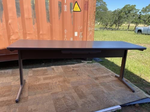 1970s George Nelson for Herman Miller Action Office Desk 71 inch with Drawers - Thumbnail 9