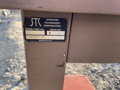 Vintage Standford University Steel Tanker Desk Table It Has Patina - Thumbnail 9