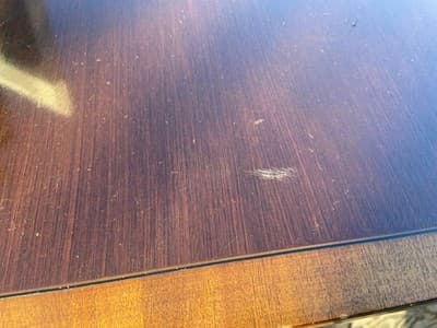 Vintage Mahogany Double Pedestal Dining Room Table With Three Leaves - Thumbnail 5