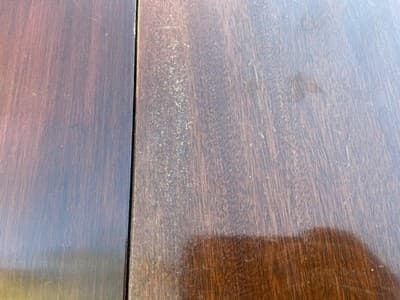 Vintage Mahogany Double Pedestal Dining Room Table With Three Leaves - Thumbnail 12