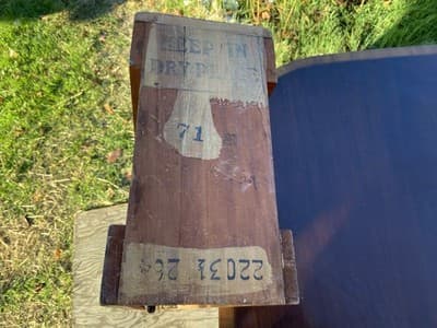 Vintage Mahogany Double Pedestal Dining Room Table With Three Leaves - Thumbnail 14