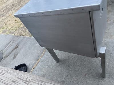 Vintage Military Army Aluminum Folding Field Desk - Thumbnail 11