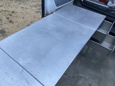 Vintage Military Army Aluminum Folding Field Desk - Thumbnail 15