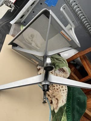 6 Vintage Modern Clarity Task Chairs By Allsteel Some Scuffing And Marks - Thumbnail 9