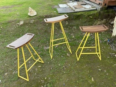 Robert’s Trunk Design Stool Set Of 3 - Image 1