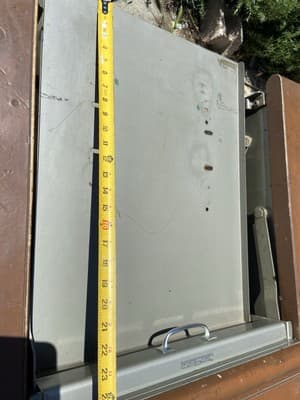 Antique Shaw Walker Typewriter Metal Industrial Tanker Desk - Thumbnail 19