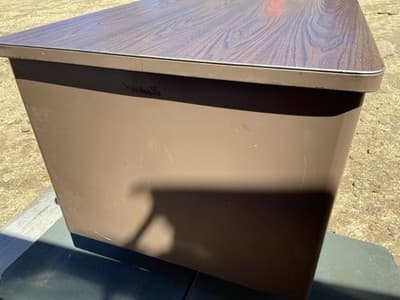 McDowell And Craig Vintage METAL INDUSTRIAL Tanker Desk Mid Century Modern MCM. - Thumbnail 14