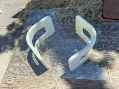 Futuristic Space-Age Glass Coffee Table Hollywood Regency Minimalist Mcm - Thumbnail 5