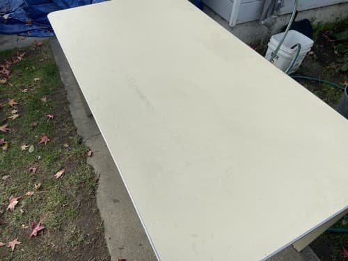 METAL INDUSTRIAL Steelcase Desk Retro Work Bench Metal Lab Table - Thumbnail 3