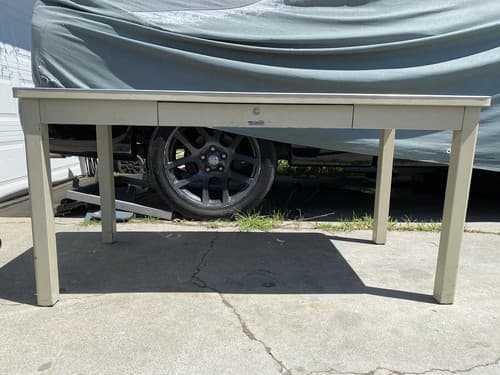 McDowell And Craig Vintage Heavy Duty Mid Century Modern All Steel/Metal Desk - Thumbnail 11