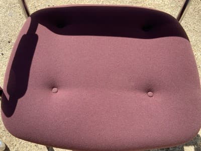 STEELCASE CANTILEVER Chrome Chair Model 421 482 Mid Century Modern Set Of 6 - Thumbnail 12