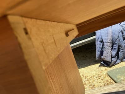 Vintage Mid Century Modern Teak Desk - Thumbnail 11