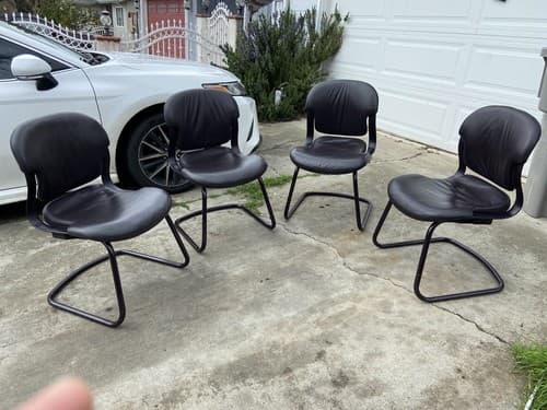 Vintage Herman Miller Equa Chairs Set Of 4 - Image 1