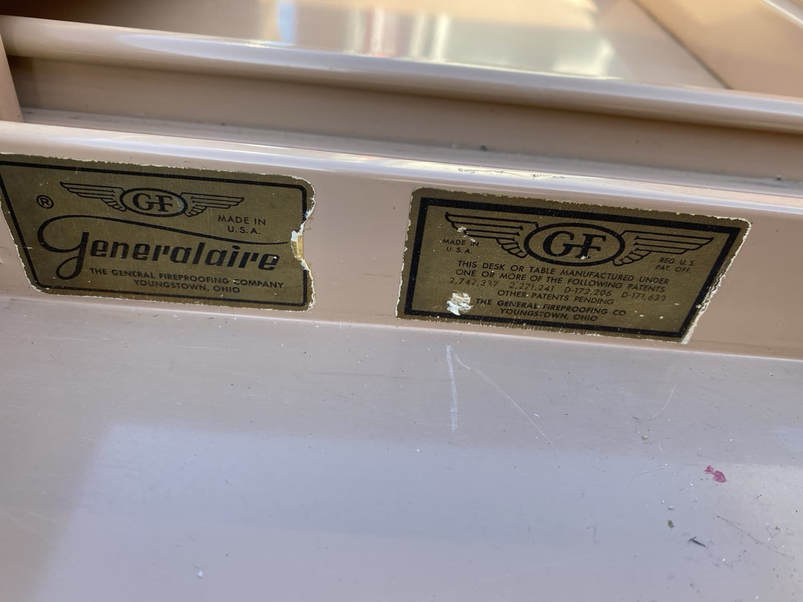 Mid-century Modern General Fireproofing Tanker Desk Mode Maker Vintage Metal - Thumbnail 7