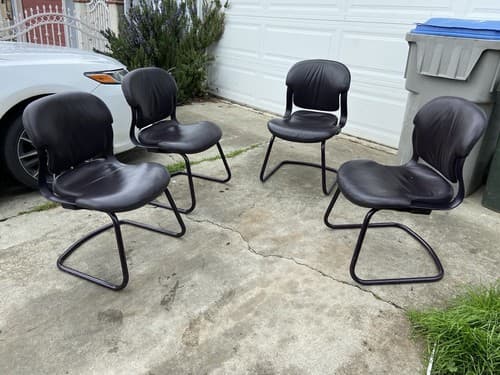 Vintage Herman Miller Equa Chairs Set Of 4 - Thumbnail 3