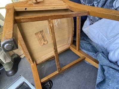 Antique Jasper Furniture Seating Bankers Golden Oak Chair Set Of 7 - Thumbnail 19