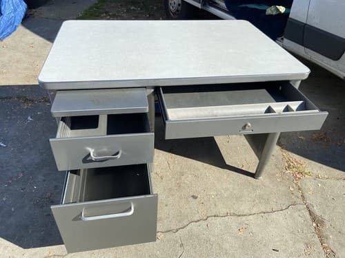 Vintage Steelcase Tanker Desk - Thumbnail 8