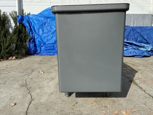 Vintage Mid Century Modern Steel Tanker Credenza - Thumbnail 8