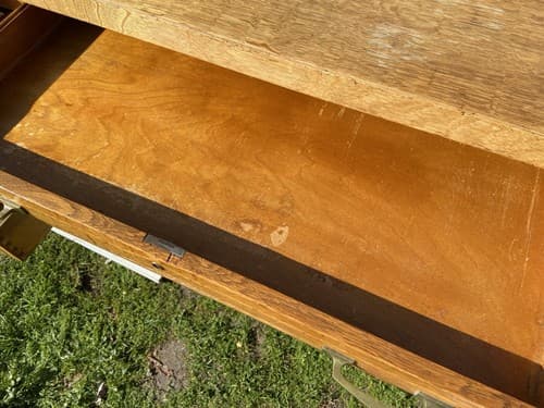 Traditional Antique Quarter Sawn Oak Office or Library Desk - Thumbnail 3