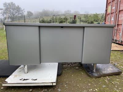 Vintage Mid Century Modern Steelcase Tanker Desk - Thumbnail 2