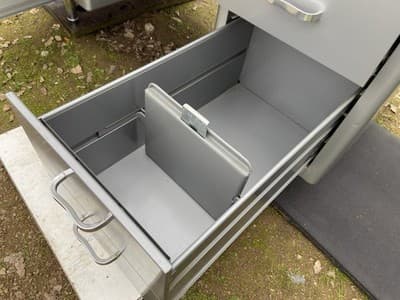 Vintage Mid Century Modern Steelcase Tanker Desk - Thumbnail 14