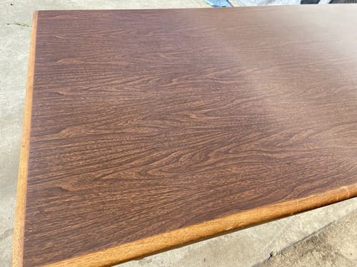 VINTAGE MID-CENTURY MODERN  Executive Wooden Desk - Thumbnail 8