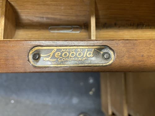 Leopold Vintage Mid Century Modern Walnut Tanker Desk - Thumbnail 11