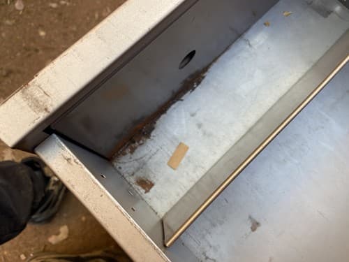 1960s MCM ALLSTEEL Tanker Desk Industrial Steel Vintage 6 Drawers Grayish Silver - Thumbnail 6