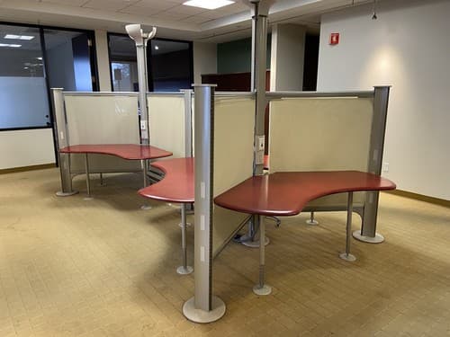 Vintage Herman Miller Resolve Workstation Cubicles Set Of 6 Office Desk - Image 1