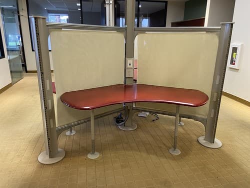 Vintage Herman Miller Resolve Workstation Cubicles Set Of 6 Office Desk - Thumbnail 3